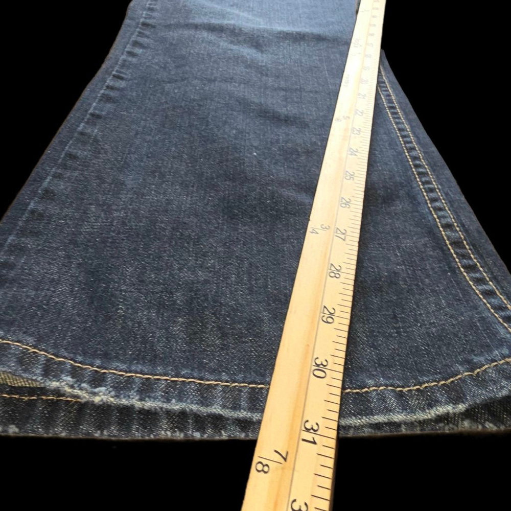 Buckle 1897 Bootcut Jeans Mens 38x30 Dark Wash Western Embroidered Denim - Picture 6 of 12